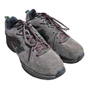 New Balance 608 V4 Mens Size 11 Shoes Brown Suede Leather Walking Sneakers